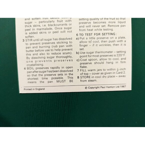 1960s Marguerite Patten's Recipe Cards in Box blue by Paul Hamlyn Ltd England - Picture 3 of 10